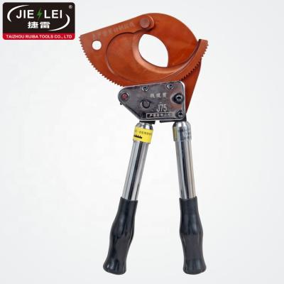 China Cut J75 Armored Cu Al Cu Al Cable Armored Cable Up To Diameter 75 Mm Ratchet Cable Cutter for sale