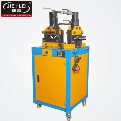 China JTM-633 Home Use High Quality Angle Iron Punch Shear Machine 3 in 1 Hole Cutter Punch Chamfering Machine for Angle Iron for sale