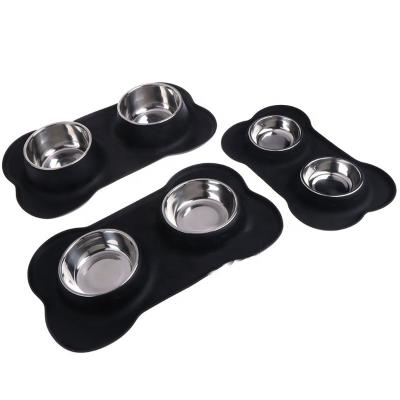 China Stocked Dog Bowls Stainless Steel Dog Bowl.Feeder Bowls Pet Bowl for Cats and Dogs Pets for sale