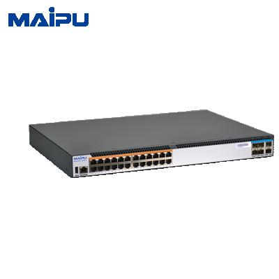 China LACP Maipu 24 Gigabit Uplink L3 Port Ethernet Network Routing Aggregation Switch Dual Power 10 for sale