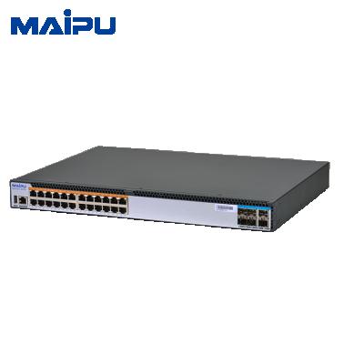 China Port RIP/OSPF/BGP/ISIS Maipu Dual Power 24 Gigabit L3 Ethernet Network Aggregation Switch 10 Gigabit Uplink ISIS BGP OSPF for sale