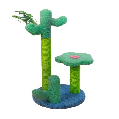 China Viable Hot Selling Manufacturer Cactus Cat Climbing Frame for sale