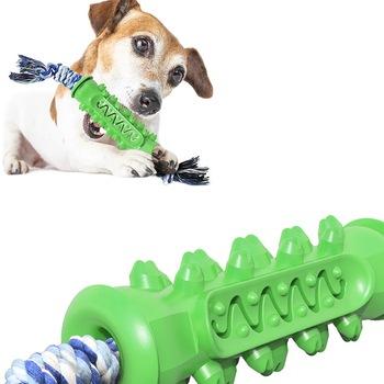 China Viable Dog Toy Teeth Cleaning Care Dog Chewing Stick Training Care Brushing Toy for sale