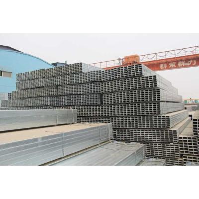 China Structure Pipe Hot Dipped Galvanized Square Pipe Pre Galvanized Steel Pipe And Tube Square Tube for sale