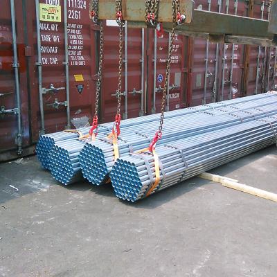 China Liquid Pipe Hot Dip Galvanized Round Steel Pipe / GI Pipe Galvanized Steel Pipe Galvanized Tube For Construction for sale