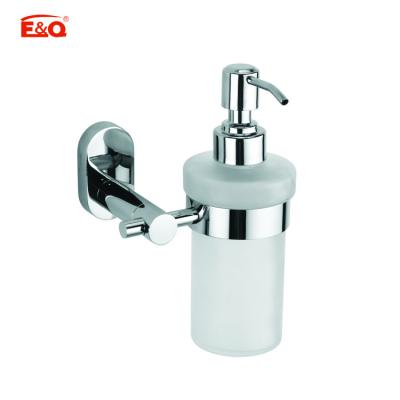 China Steel Foam Soap Dispenser Bathroom Liquid Soap Dispenser Pump Around Glass Bottle Soap Dispenser Wall Mount Soap Dispenser Holder for sale