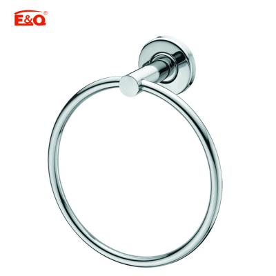 China Modern High Quality Hotel Bathroom Wall Mounted Towel Ring Stainless Steel Custom for sale