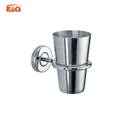 China Modern Bathroom Accessories Wall Mounted Simple Stainless Steel Toothbrush Holder for sale