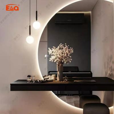 China High Quality Wall Mounted Round Bathroom Mirror Illuminated Touch Control Vanity Mirror for sale