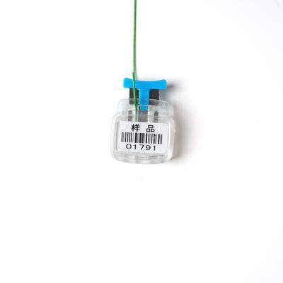 China Disposable hot sale plastic tag for safety meter seal electric wire with logo for sale