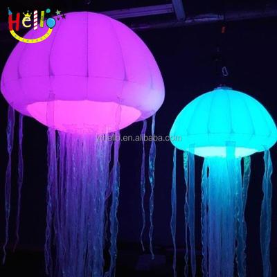 China Promotions Event Decoration Jellyfish Pattern Lighting Flower Inflatable Inflatable Jellyfish Ball for sale