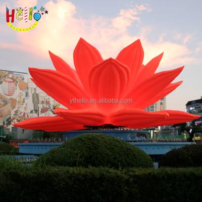 China Halloween Party Beautiful LED Carnival Inflatable Flower Light As Inflatable Lotus Light For Event Decoration for sale