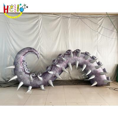 China Promotions Decoration Giant Outdoor Inflatable Octopus Leg Inflatable Tentacle for sale