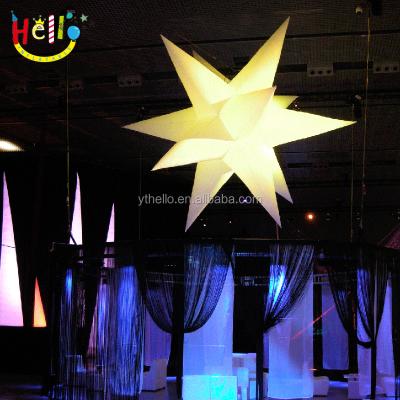 China event & Party Supplies Colorful Inflatable Light Star LED Inflatable Star For Wedding for sale