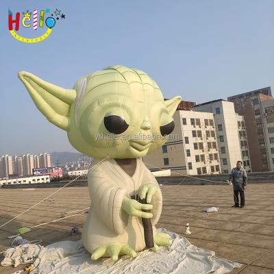 China event & Party supplies custom design shape monster inflatable yoda, large inflatable cartoon character for sale