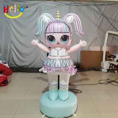 China event & Party Supplies Outdoor Event Advertising Giant Inflatable Cartoon Girl For Sale for sale