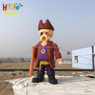 China event & Party Supplies Giant Inflatable Cartoon Pirate Model / Inflatable Pirate Captain for sale