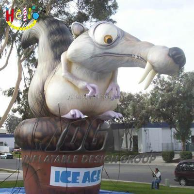 China event & Party Supplies Inflatable Ice Age Cartoon Squirrel Cartoon Movie Inflatable Advertising Character For Event for sale