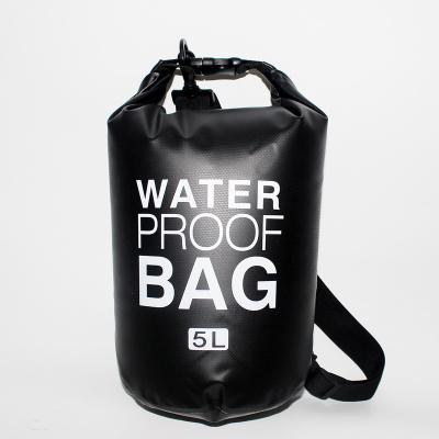 China Outdoor Accessories Waterproof Dry Bag 500D PVC Tarpaulin Accepted Custom Logo With Adjustable Strap Dry Bag for sale