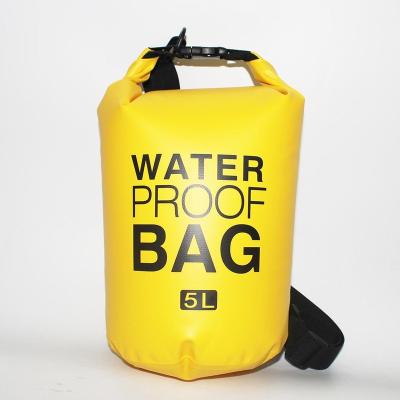 China Outdoor Accessories 500D PVC Tarpaulin Material Roller Office Dry Tube Outdoor Sports Waterproof Dry Bag for sale