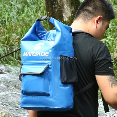 China camping & Increasing MARJAQE Small Quantity Wholesale 500D PVC Tarpaulin Dry Bags Waterproof Backpack for sale