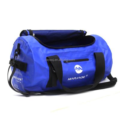 China Customized Practical Wholesale Foldable Duffel Bag Waterproof Outdoor Sport Goods PVC Travel Large for sale