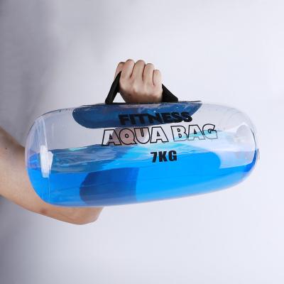 China Exercise 7 Kg MARJAQE In Stock Weightlifting PVC Water Dumbbell Outdoor Waterproof Fitness Training Aqua Bag for sale