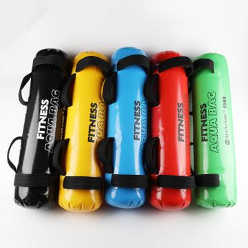 China Amazon Best Seller Durable Balance Training Adjustable Weighted Water Bag Fitness Aqua Bulgarian Power Dumbbell Water Bag for sale