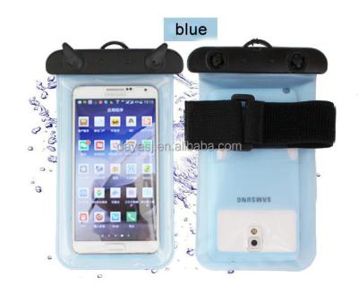 China IPX8 Waterproof Waterproof Bag Underwater Protector Dry Phone Case With Arm Band For Mobile Phone for sale