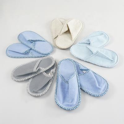 China 2020 New Products Comfortable Hot Selling Home Guest Felt Slippers Indoor Disposable Slipper for sale