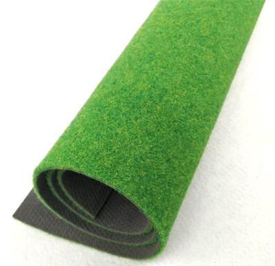 China Manufacturer 100% Sustainable Polyester Needle Punched Nonwoven Gigging Felt Fabric With TPR Backing Non-Skid Mat for sale