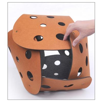 China 2020 Viable New Design Polyester Felt Interactive Pet Toys Tunnel Toy For Cat Nest for sale