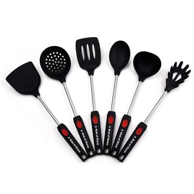 China 2022 Sustainable Colored Heat Resist High Anti Stick Food Grade Kitchen Cook Utensils And Appliances Manufacturer for sale