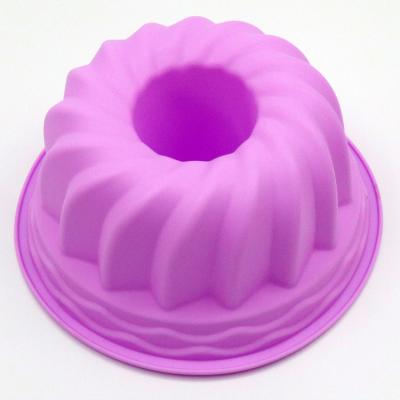 China 2022 Sustainable Bpa Free Customized Edible Grade Round Flower Baking Accessories 3D Cake Molds Silicone for sale