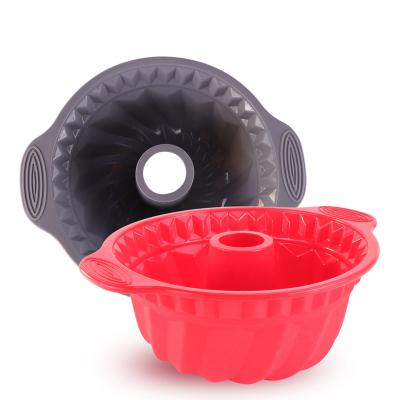 China Sustainable Reusable Food Grade Chocolate Handmade Cake Molds Customized 2022 Silicon 3D Cake Molds for sale