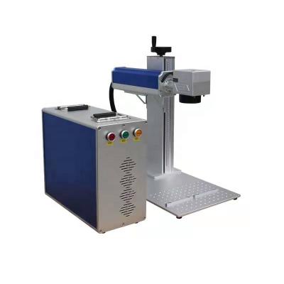 China 3w 5w 10w cnc laser cnc color fiber laser marking machine air cooled portable UV desktop low price on sale in metal for sale