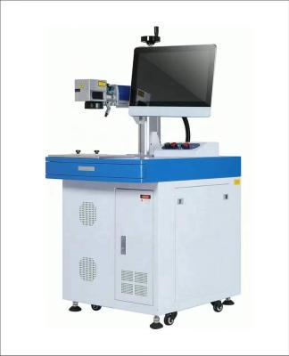 China Air Cooled Fiber Laser Marking Machine for Engraving and Marking Deep Curved Surface with High Precision Laser Engraver for sale