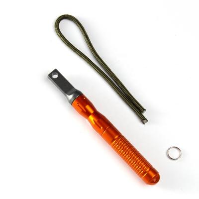 China Outdoor Survival Camp EDC Alloy Fire Starter Magnesium Flint Stone CNC Gear Pocket Camping Tool 1129 for sale