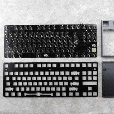 China Computer Aluminum Alloy Part Customized Keyboard Housing Computer Mechanical Parts for sale