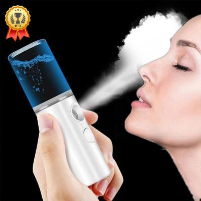 China 25ml Portable Sprayer Body Nebulizer DEEP CLEANSING Facial Steamer Mini Face Spray Nano Mist Moisturizing Skin Care Beauty Instruments for sale