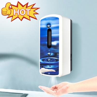 China Foam Automatic Hand Sanitizer Touchless Sensor Dispenser IMD 1000ml Soap Liquid Soap Detergent Dispensers for sale