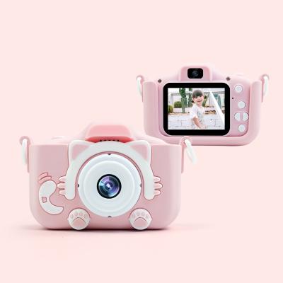 China Video Thumb 1200W X5S Mini Cute Animal Kids Camera, Video Recording Games Christmas Gift 2.0 Built-in Digital Camera for Children for sale