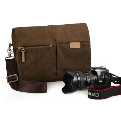 China Unexpected Shockproof Exquisite Environmental Friendly Canvas Shoulder Camera Professional Outdoor Bag for sale