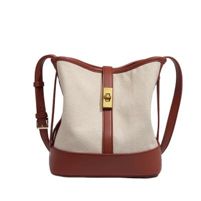 China Fashion Portable Comfortable Canvas Luxury Ladies Shoulder Bags Womens Handbags for sale