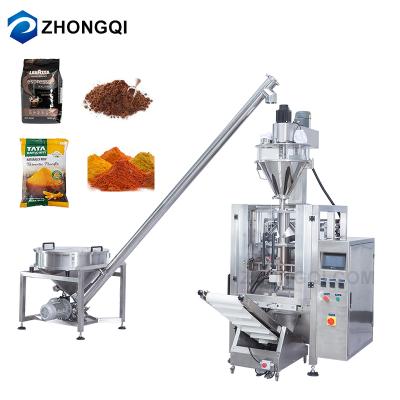 China Full Automatic Food Vertical Plastic Bag Pouch Filler Cocoa Coffee Spice Powder Packing Machine for 500g 1kg 2kg 5kg for sale