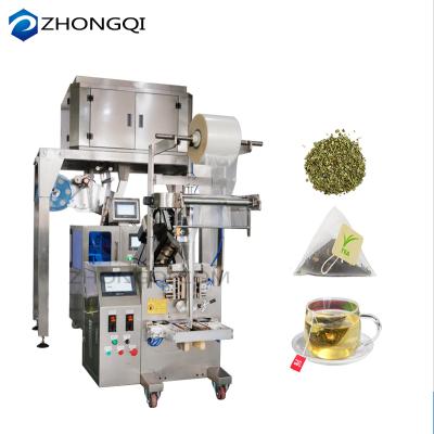 China Hot Sell Food Small Side Seal Nylon Triangle Paper Pouch Paper Tea Bag Packaging Machine for sale