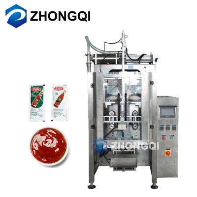 China Semi-automatic Liquid Ketchup Food Pouch Yogurt Packaging Sauce Packing Machine for sale