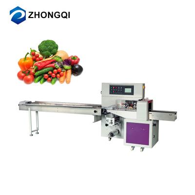 China Automatic Vacuum Packing Vegetable Pillow Bag Machine CLOTHING Package Sachet Horizontal Packing Machine for sale