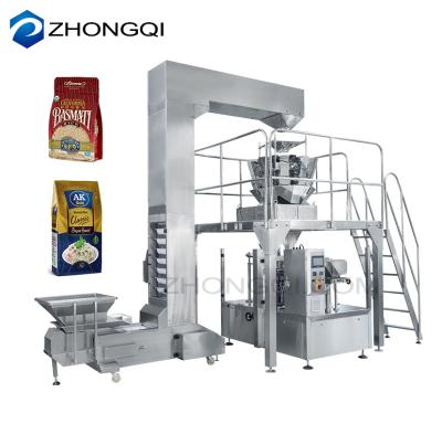 China 25kg 5-1000g Chemical Full Automatic Aluminum Rice Premade Pouch Multifunctional Packing Machine 5-1000g Malaysia for sale