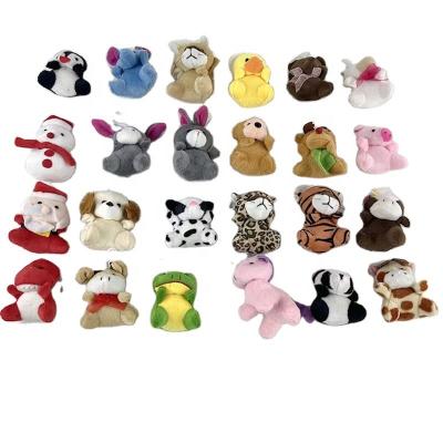 China Cute Small Christmas Gift Mini Plush Doll Toy Cartoon Animal Key Chain Doll Grab Hanging Machine for sale